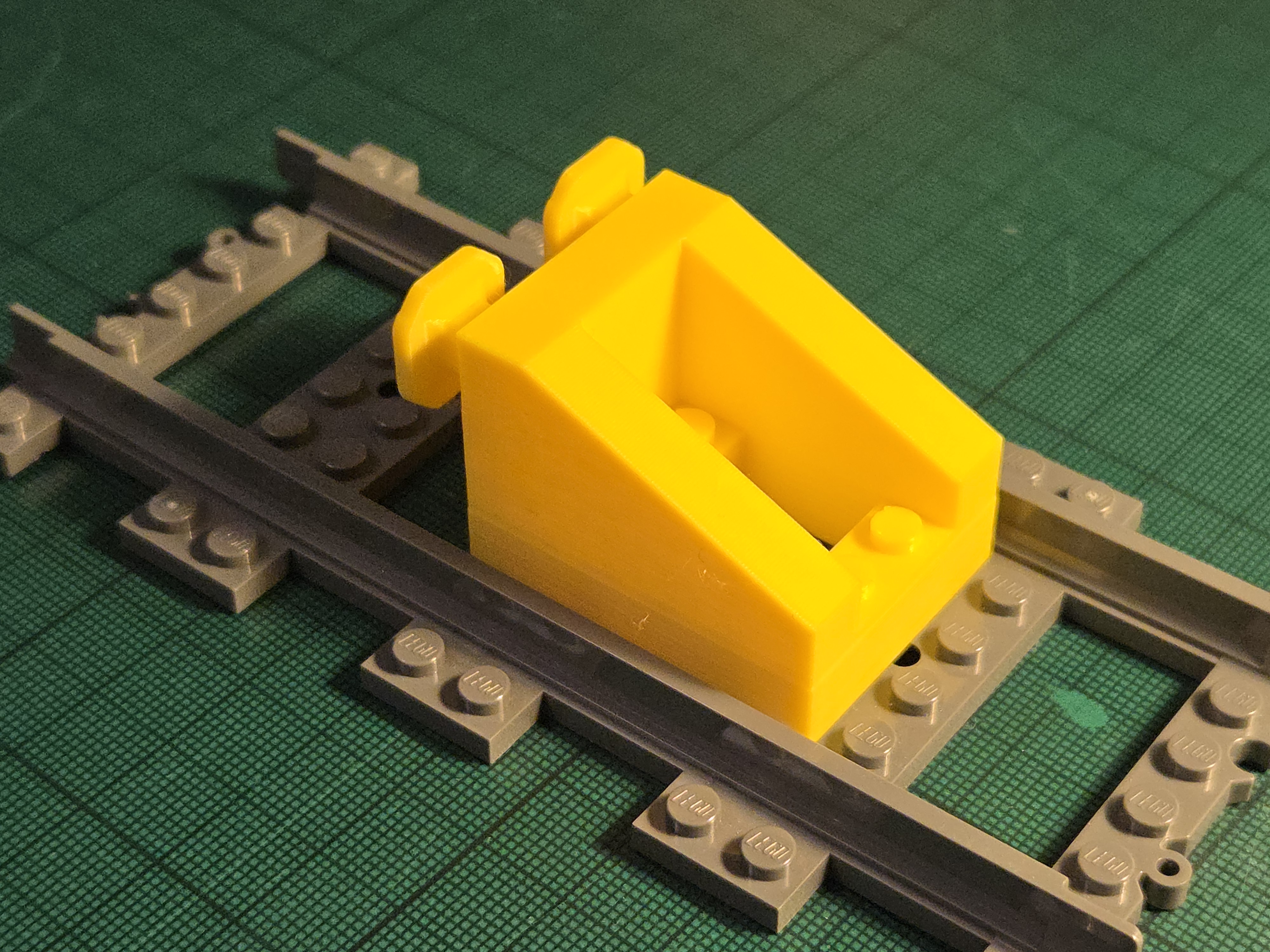 Miniatura 2 do modelo 3D Lego train buffer stop
