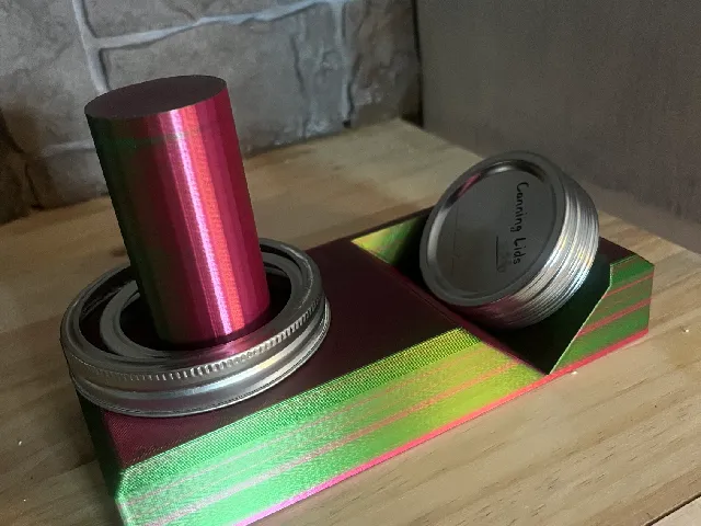 Canning Lid Organizer and Holder