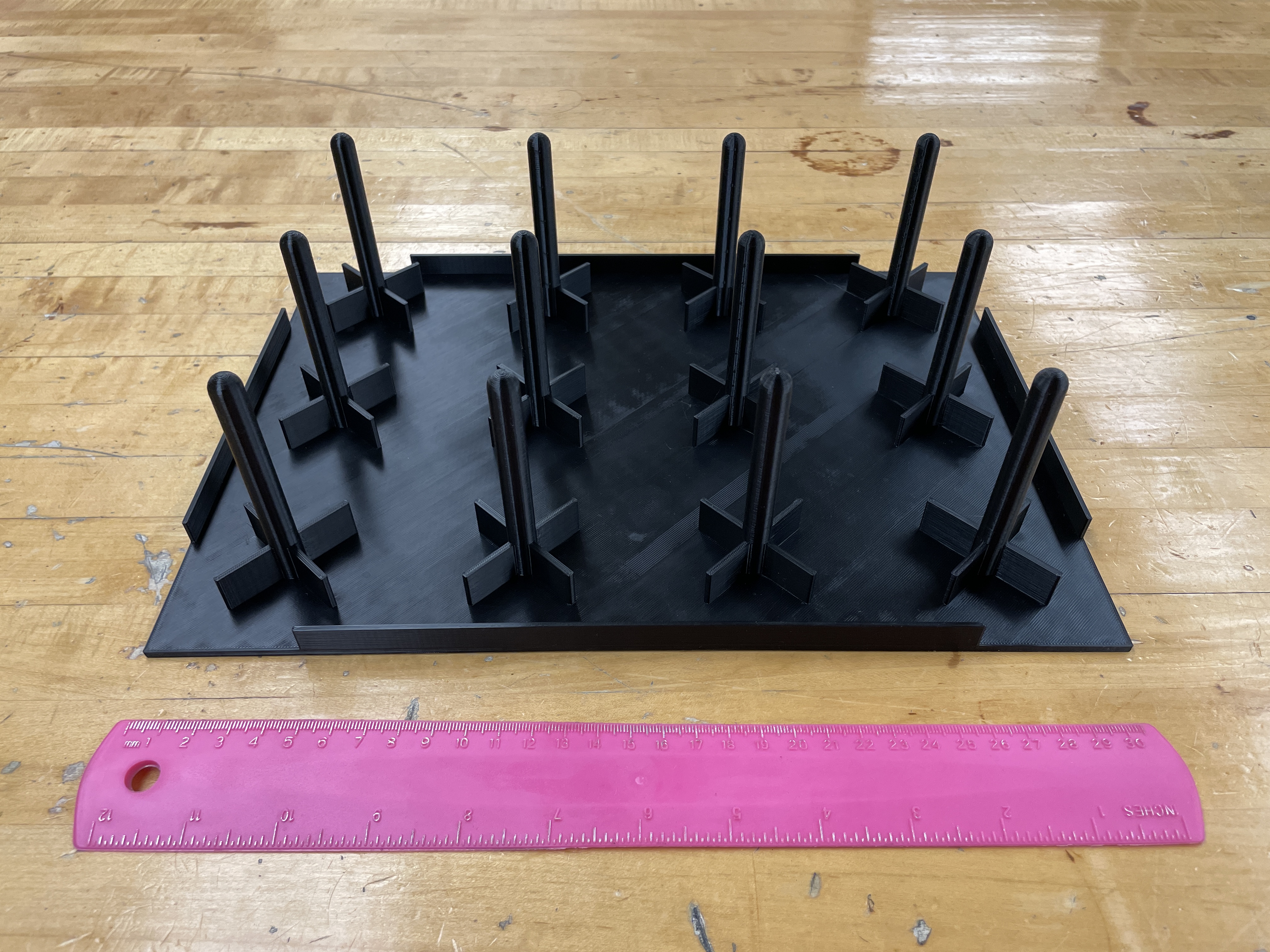 Miniatura 2 do modelo 3D Small Lab Glassware Drying Rack