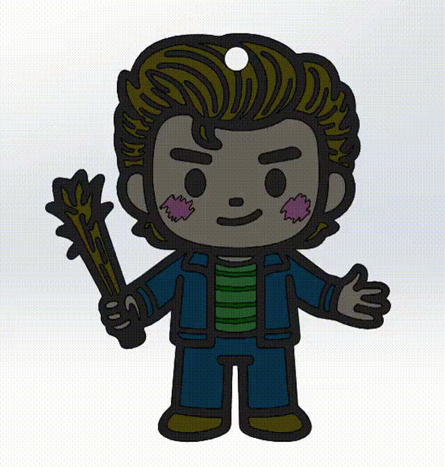 Stranger Things Steve Harrington - Keychain