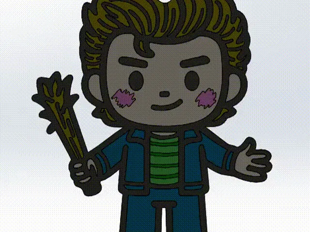 Stranger Things Steve Harrington - Keychain
