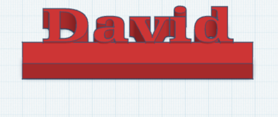 David name tag — miniatura 2