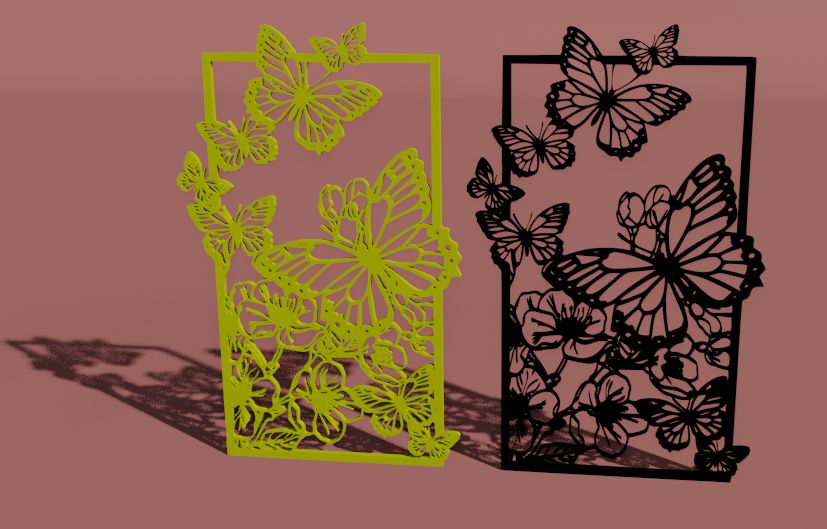 butterfly frame