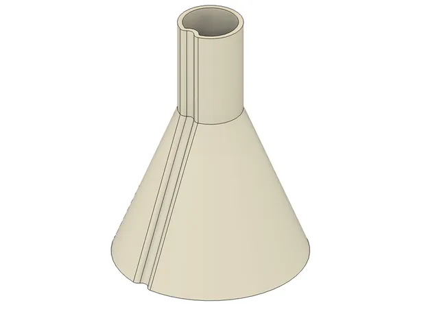 Parametric Ventilated Funnel – Adjustable Fusion 360 Design