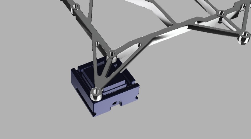 Snapmaker 2.0 350 1st Generation Bedframe Modified Adapter for Linear Rail Mod