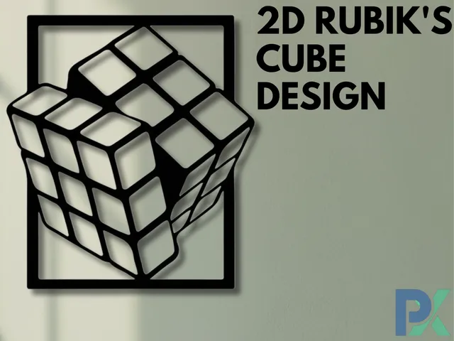 2D Rubik's Cube Design