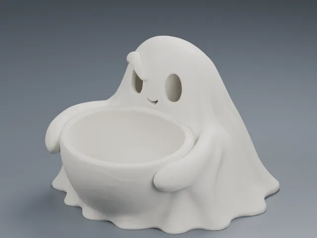 Snack Thief Ghost Candy Bowl