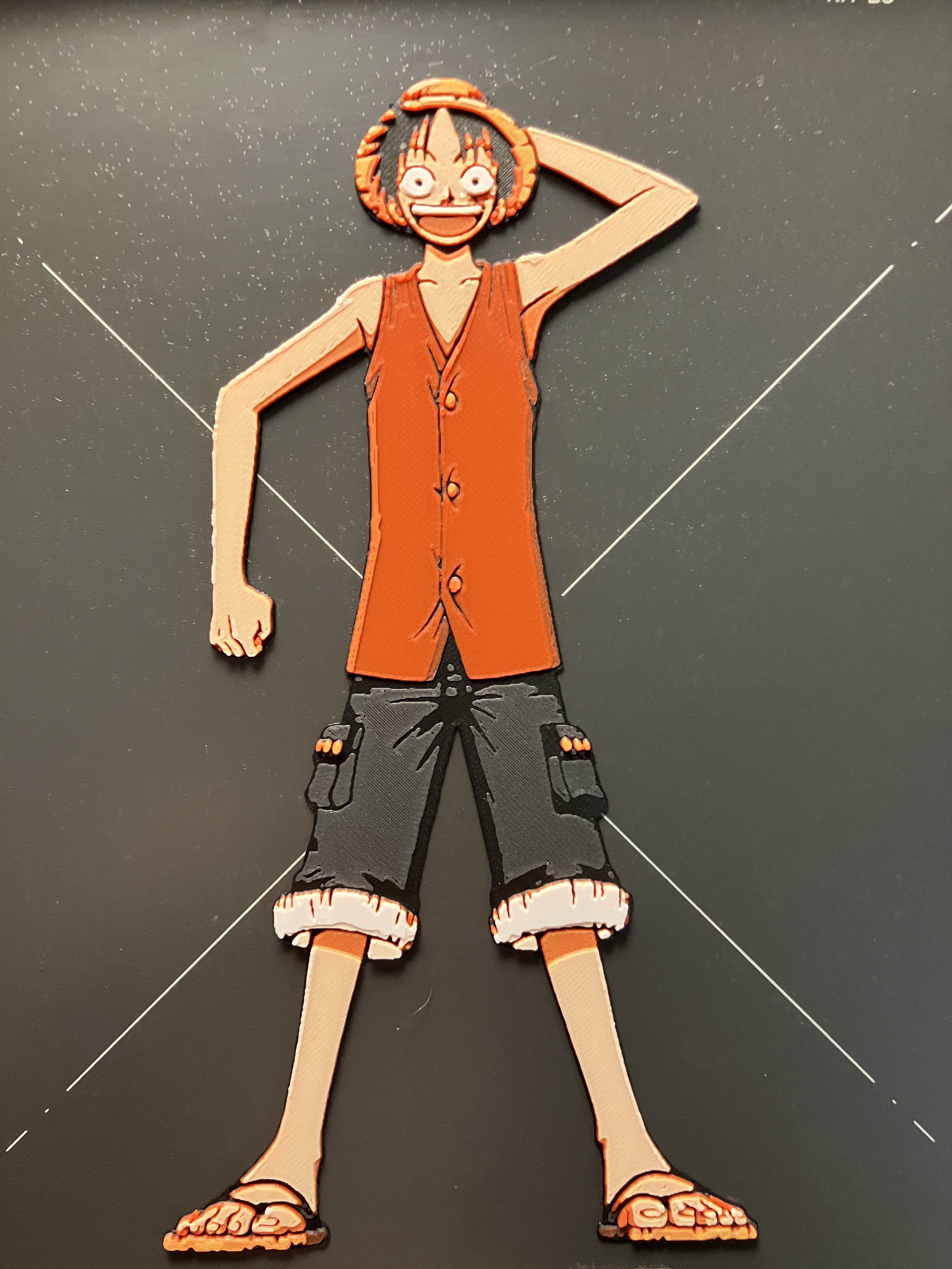 Luffy from One Piece Hueforge