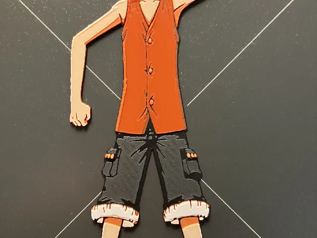 Luffy from One Piece Hueforge