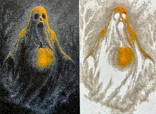 HueForge: Halloween-Geist