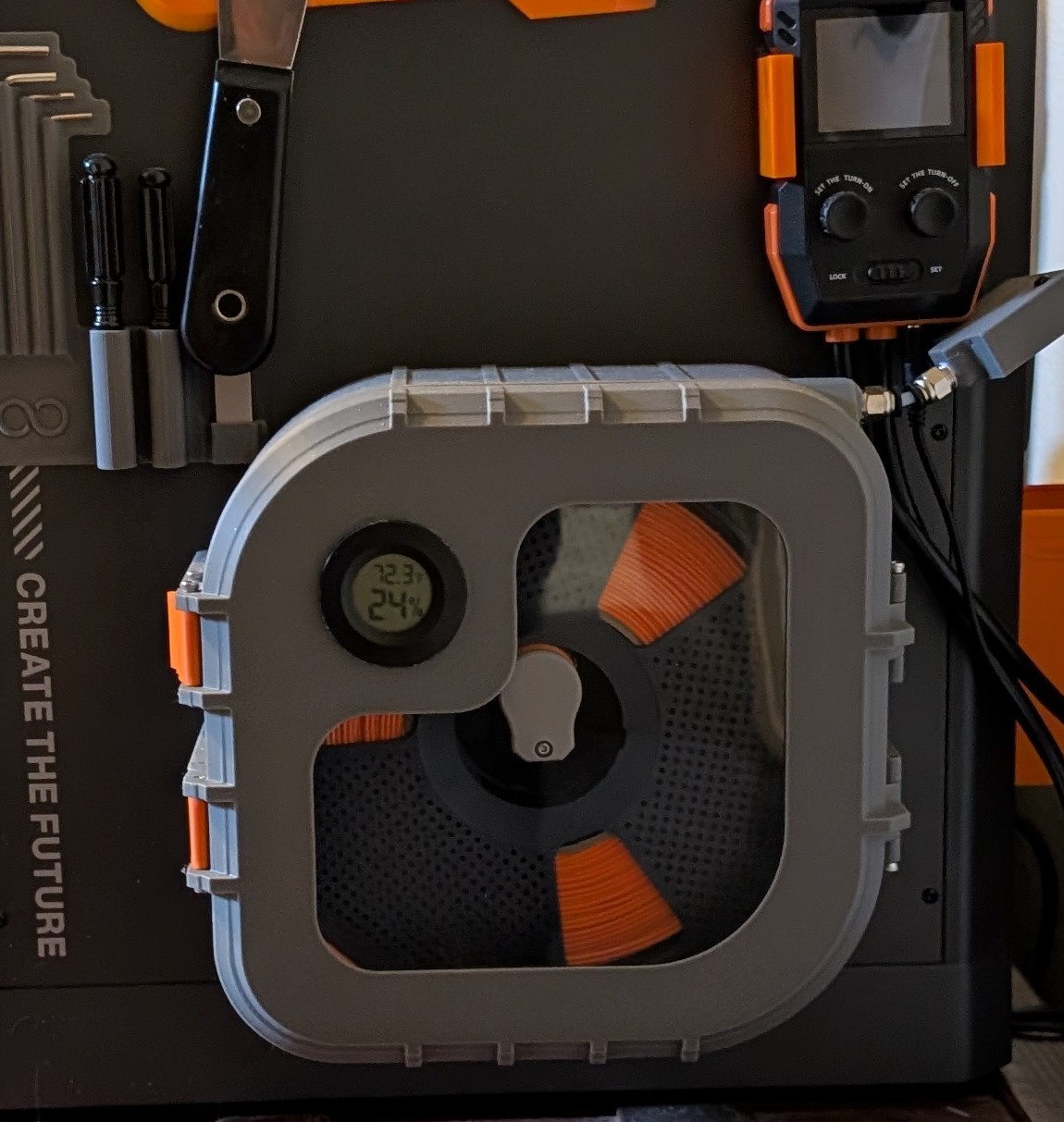 Elegoo Centauri Carbon dry box lid with window
