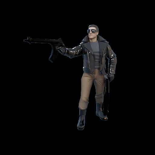 T-800 Rampage – Police Station Scene Figurine (T1) — miniatura 4