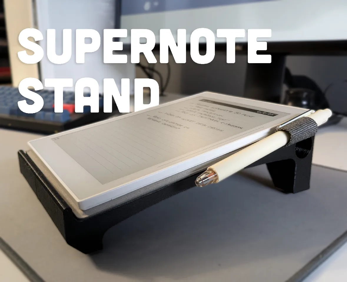 Supernote Nomad Stand with 10-Degree Angle & Pen Storage by