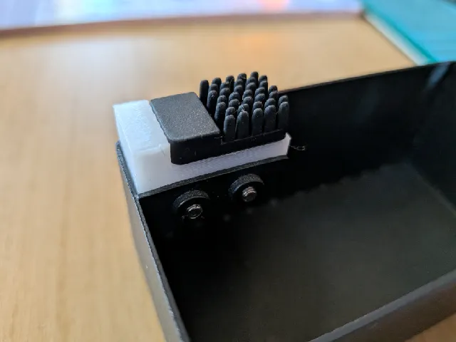 Sovol SV04 nozzle wipe block to brush adaptor