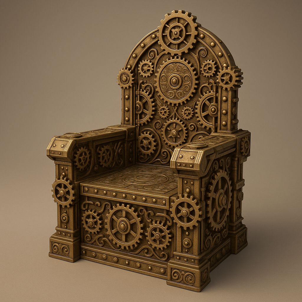 Steampunk Gear Throne