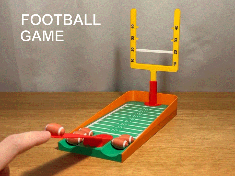 Mini Tabletop American Football Flick Game