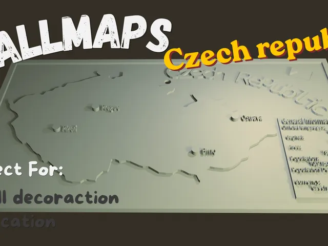 map of  the czech republic