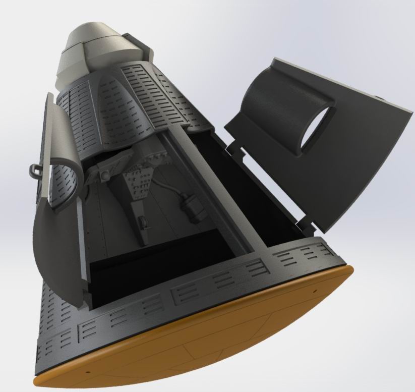 Mk2 Command Pod from Kerbal Space Program