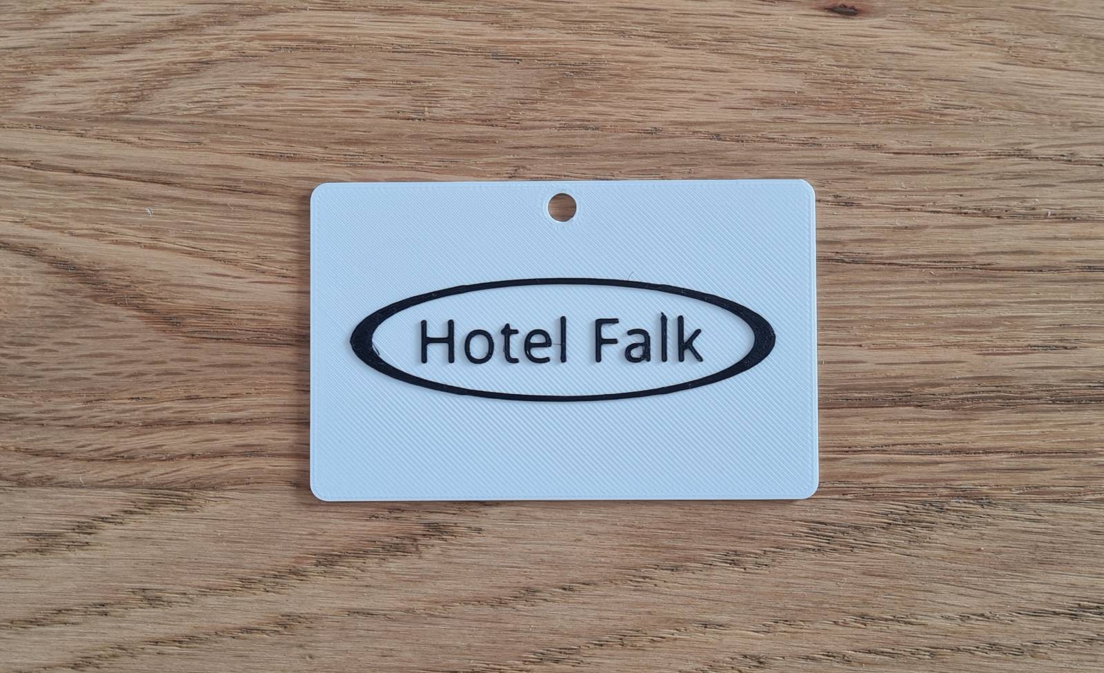 Toy Keycard - "Hotel Falk"
