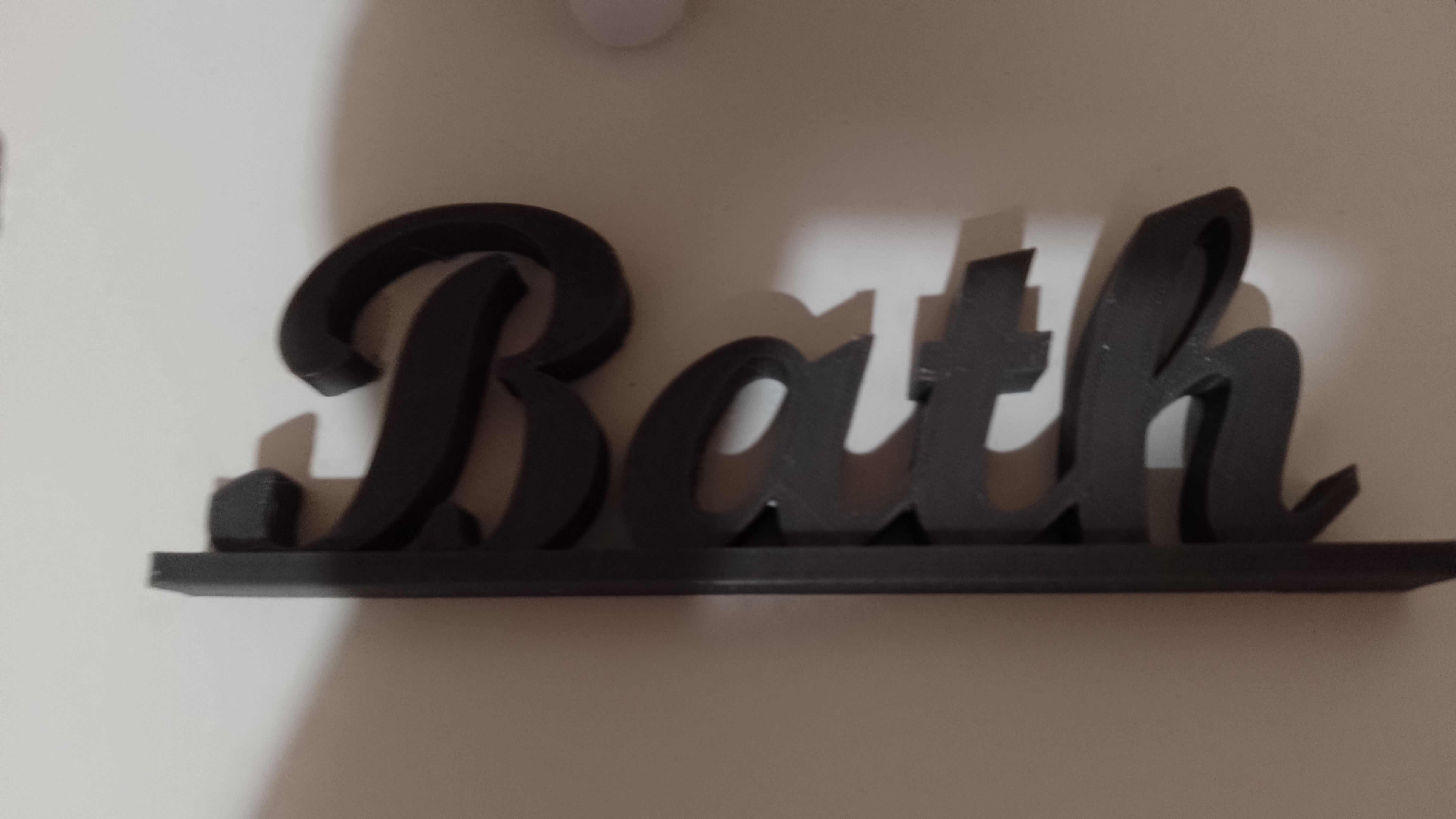 Bath Sign.