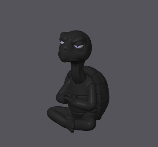 Grumpy Zen Turtle – From the "Grumpy Animals" Series