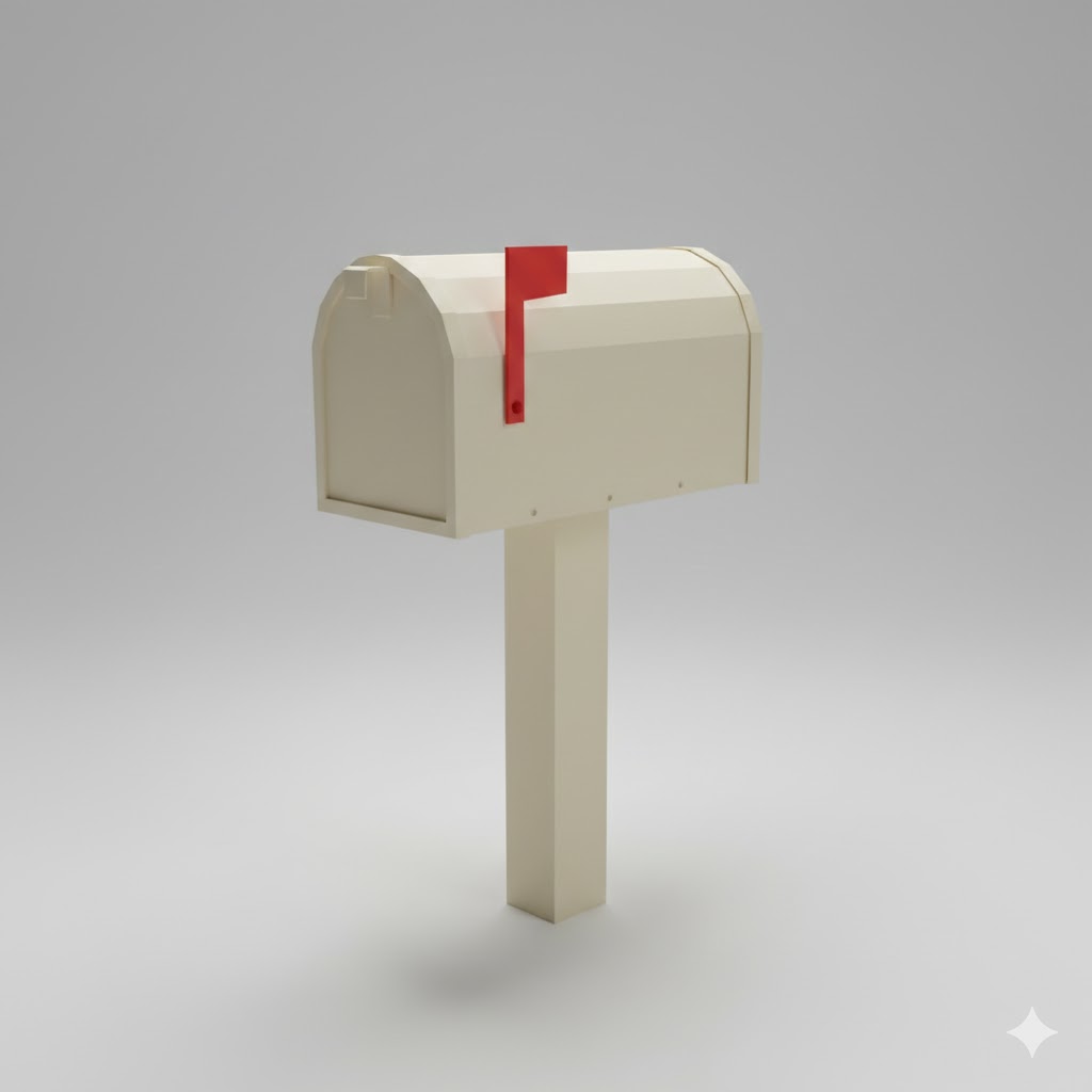 Low Poly Mailbox
