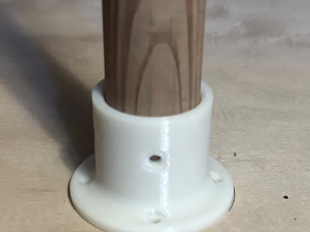 Closet Rod Flange Mount