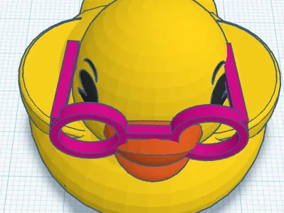 Cute ducky for tubby time