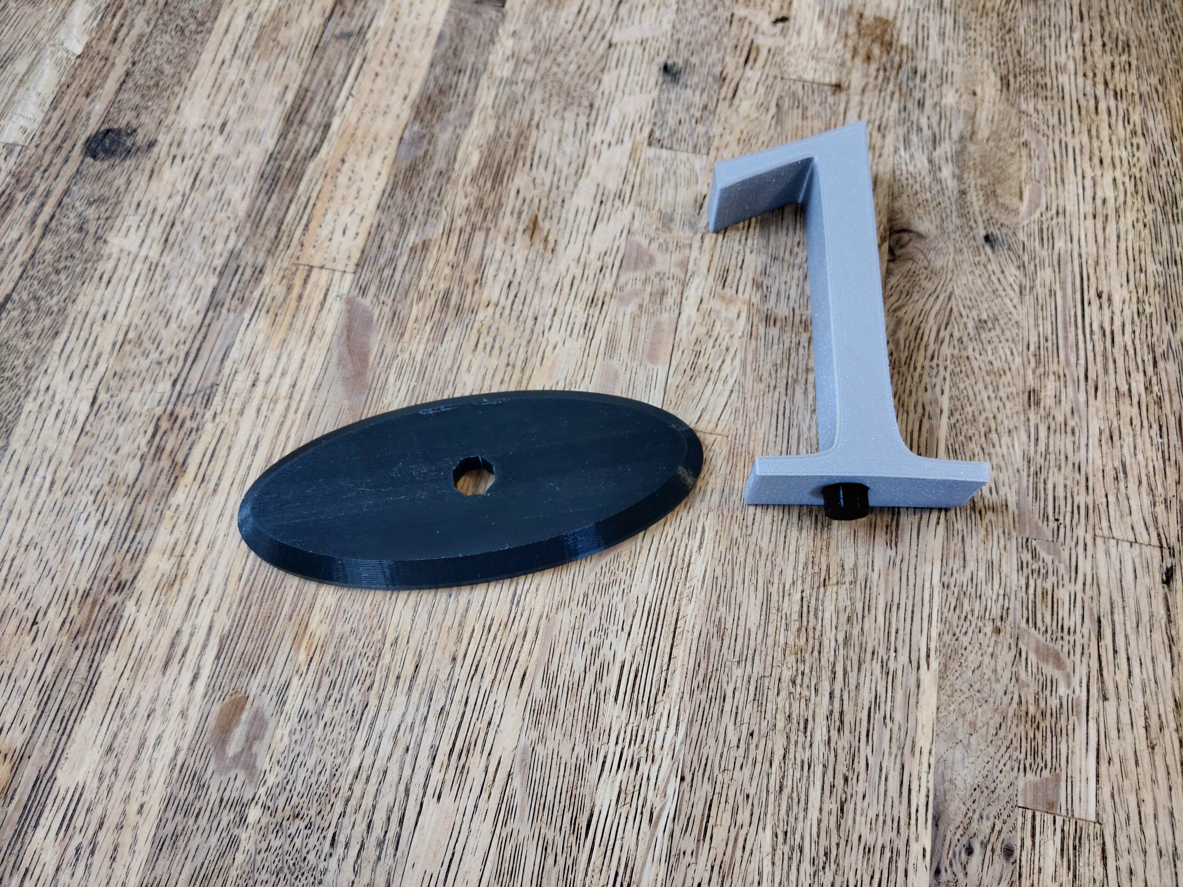 Miniatura 2 do modelo 3D Wedding Table Numbers