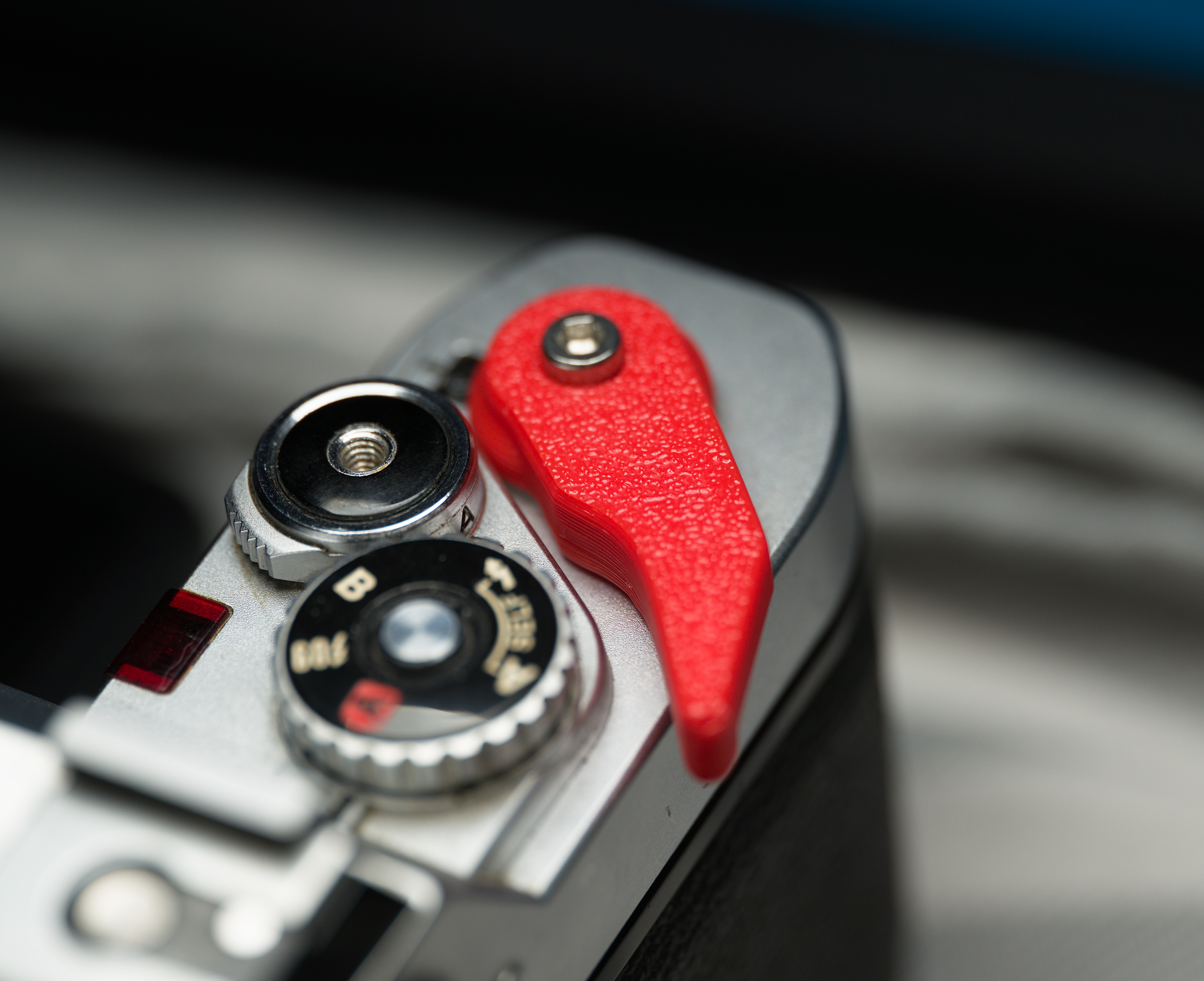 Canon AV AE film advance lever