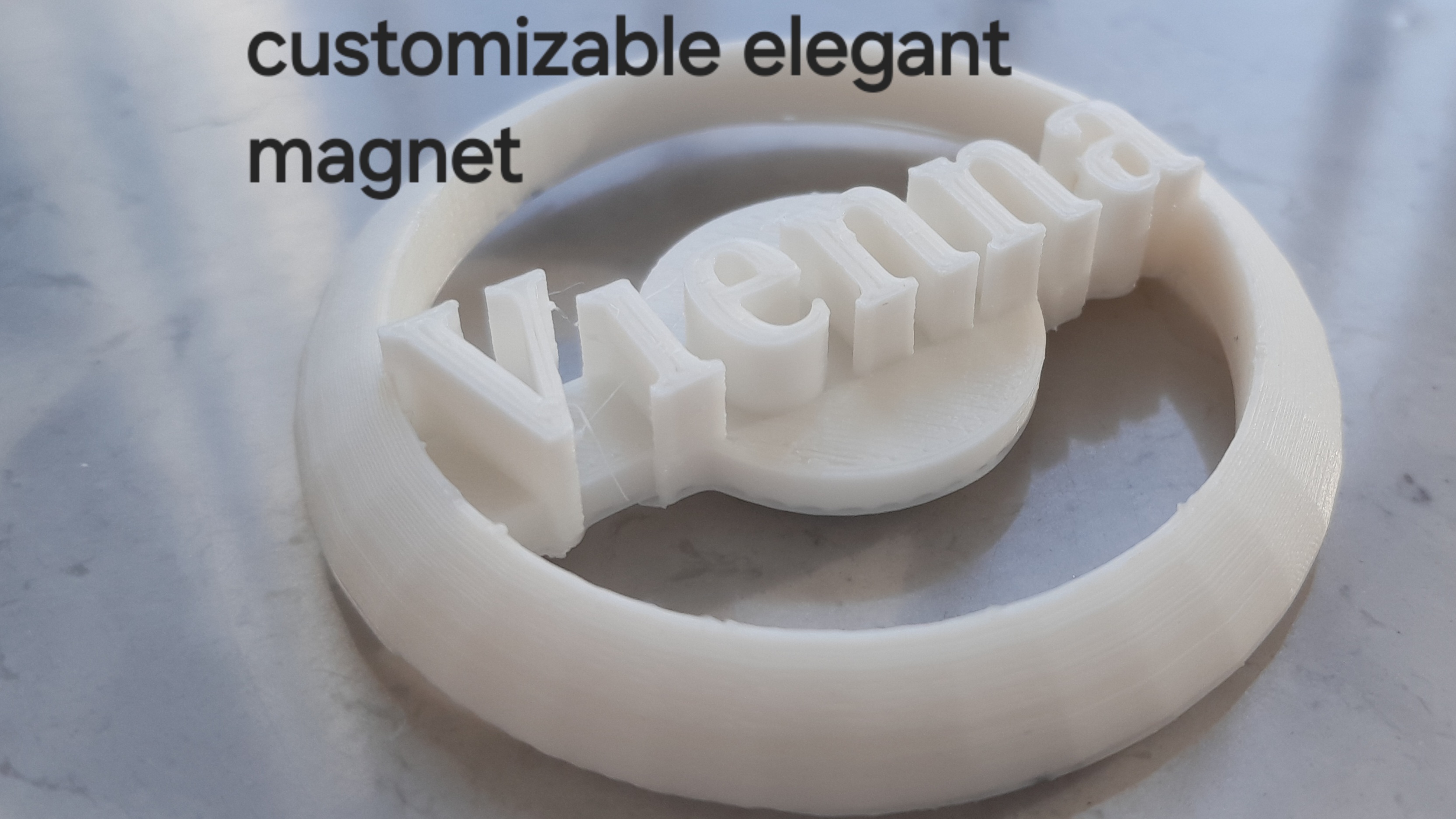 Customizable Magnet Nameplate