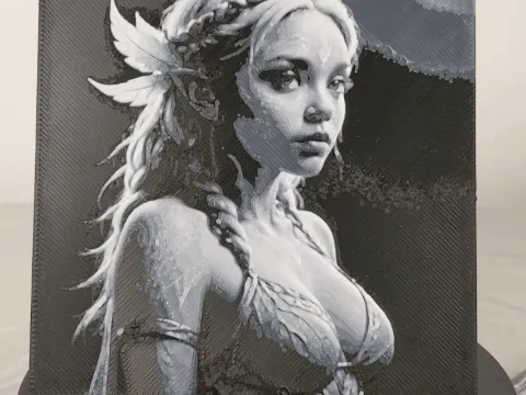 D&D Female Halfling Druid