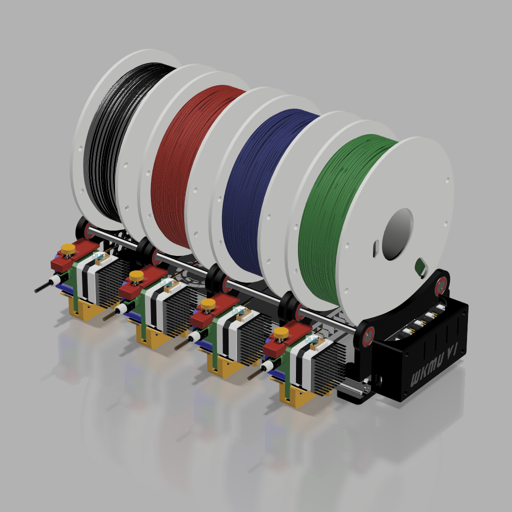 WKMU V1 | Speedy Klipper MMU | PLA TPU PETg | 20 second reloads | built for voron/eva2.4 toolhead