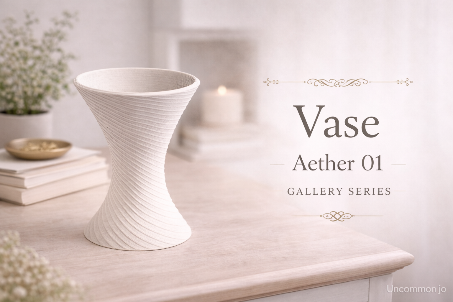 Aether 01 — Spiral Gallery Vase