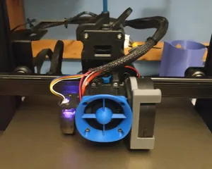 Ender 3 V2 Neo Hotend Fan Mount (remix of a remix of a remix)