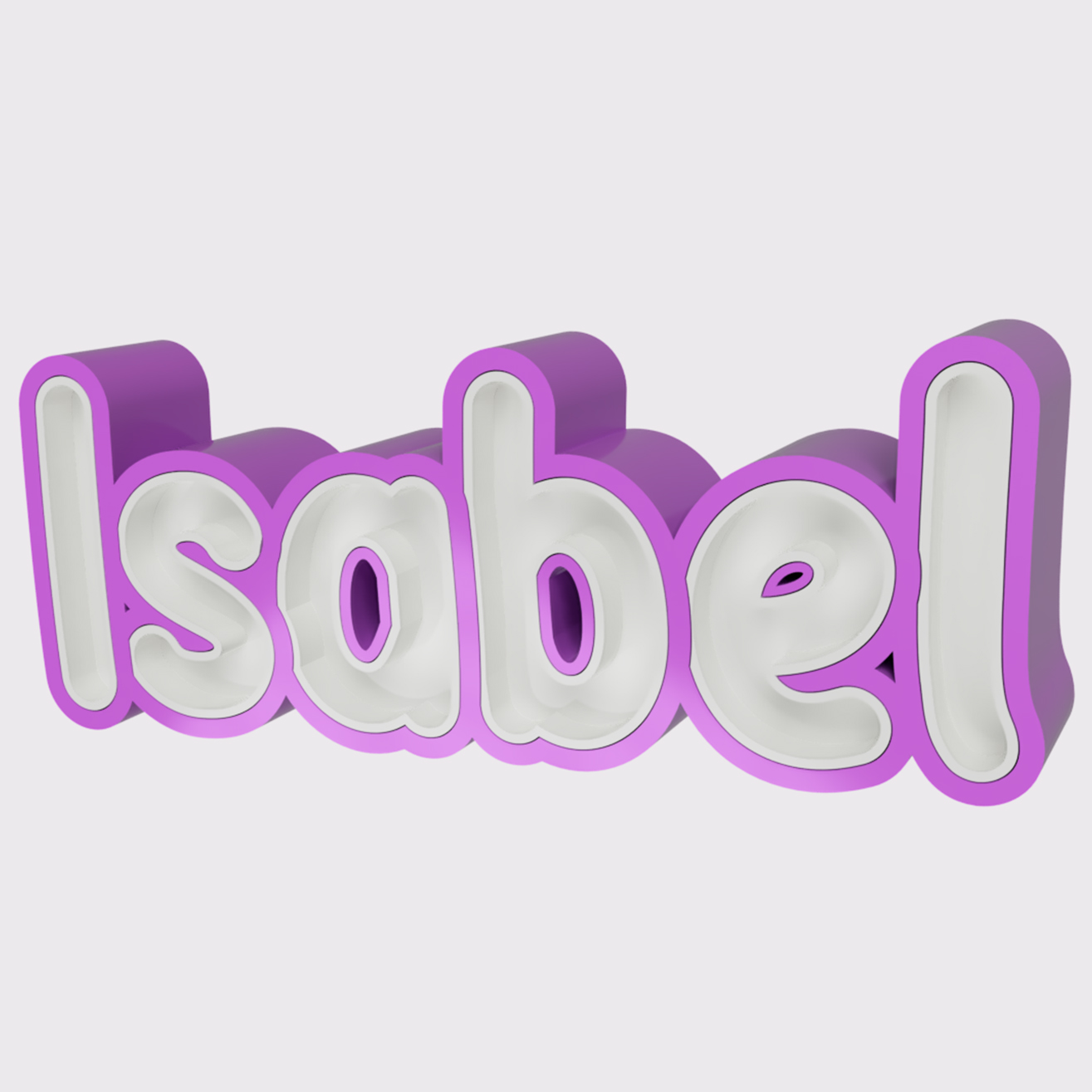 Isabel - 3D Name