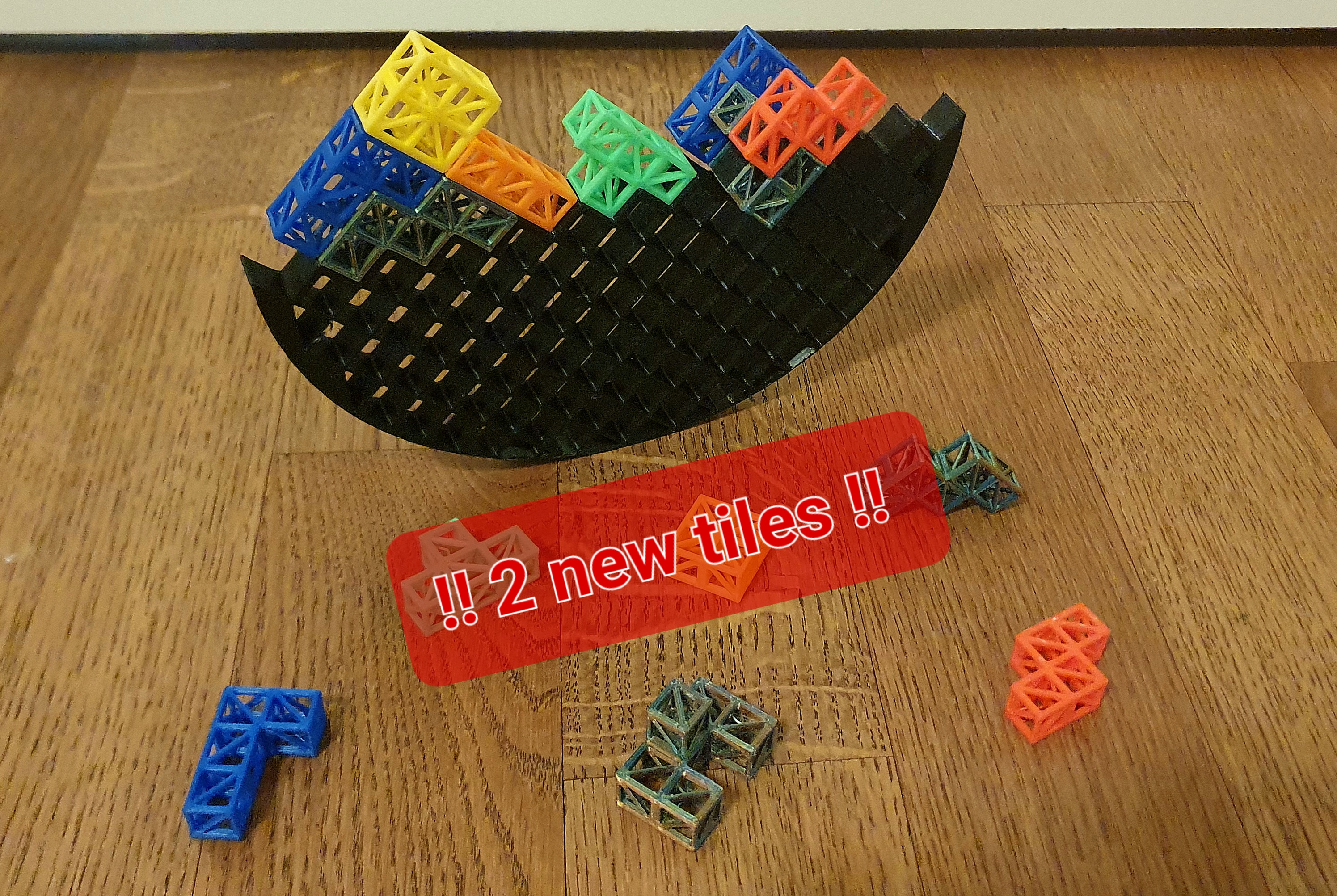 New balancing Tetris tiles