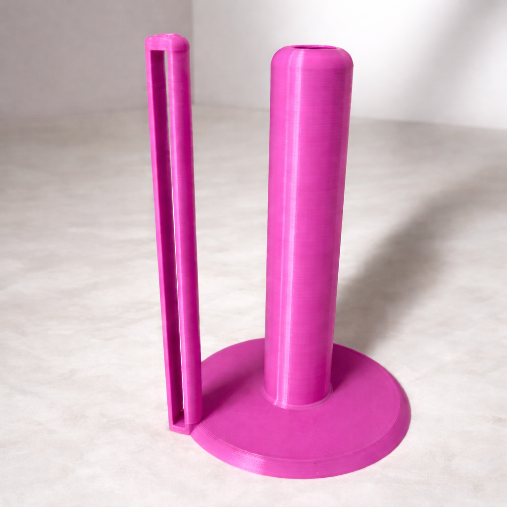 Toilet Paper Holder with Integrated Cutter 3D model
