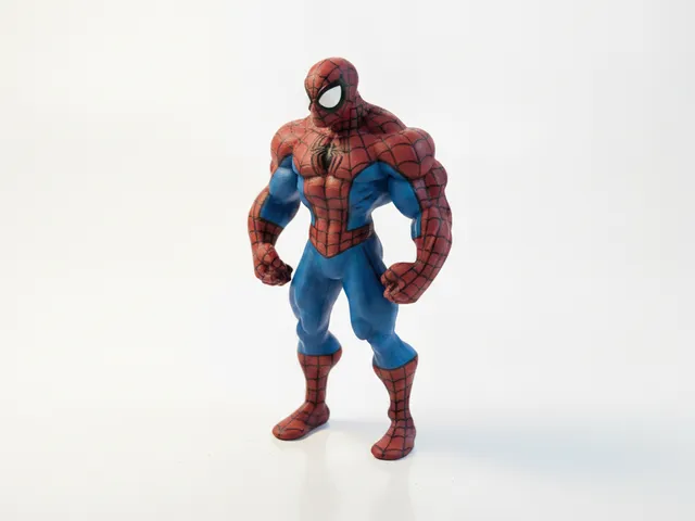 Buff Spiderman Figurine Superhero Collectible 3D Printable