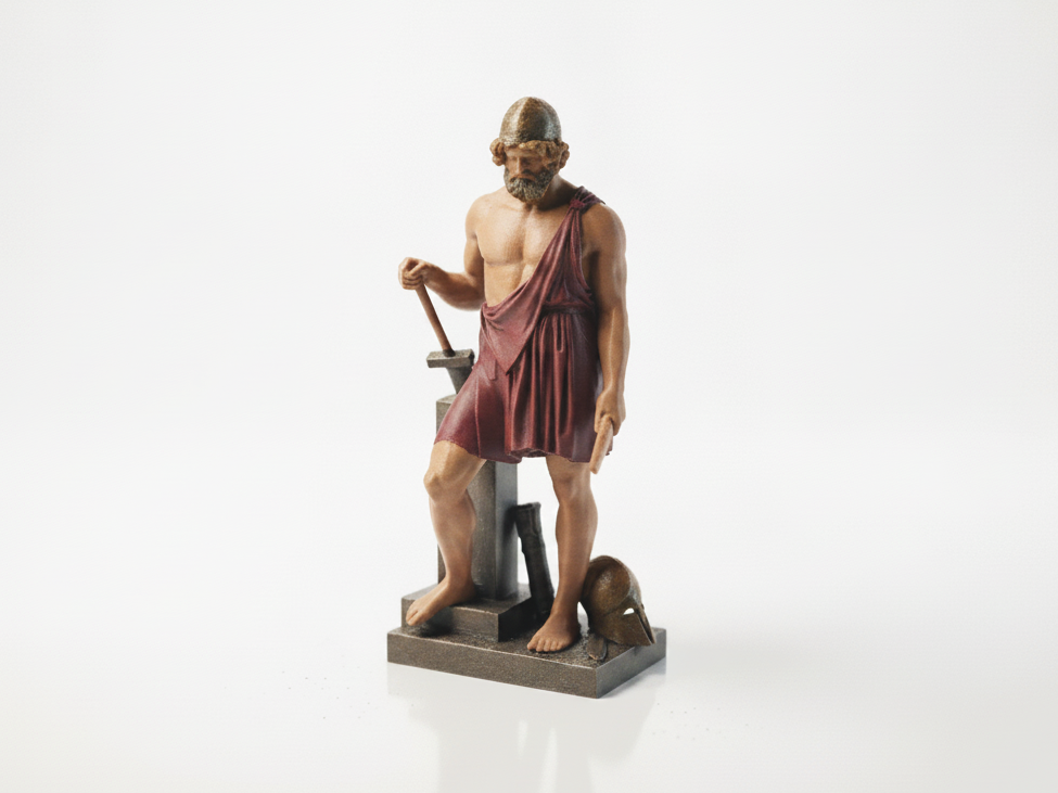 Iron Vulcan Classical Roman God Statue 3D Printable