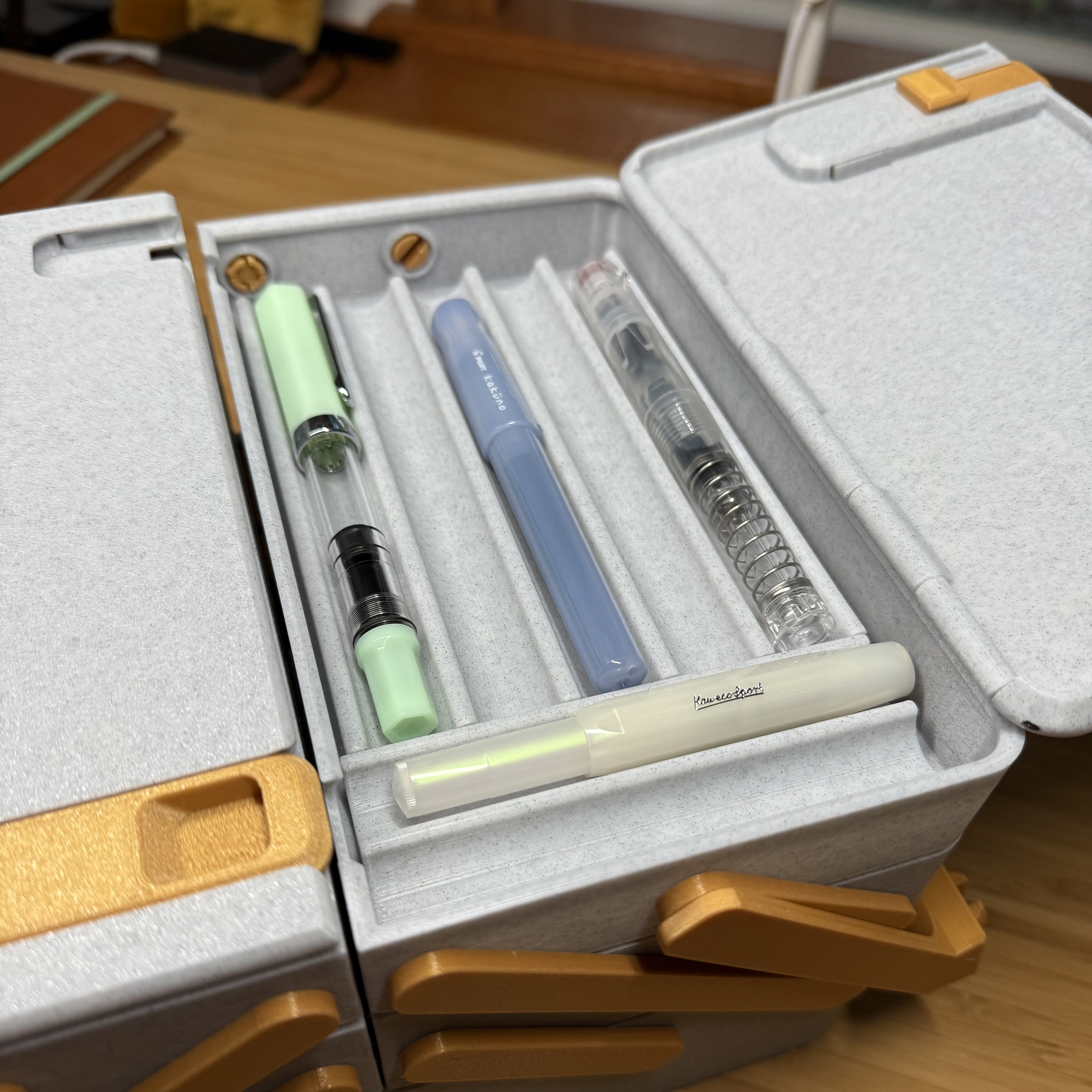 Fountain Pen Trays for Cantilever tool/sewing box