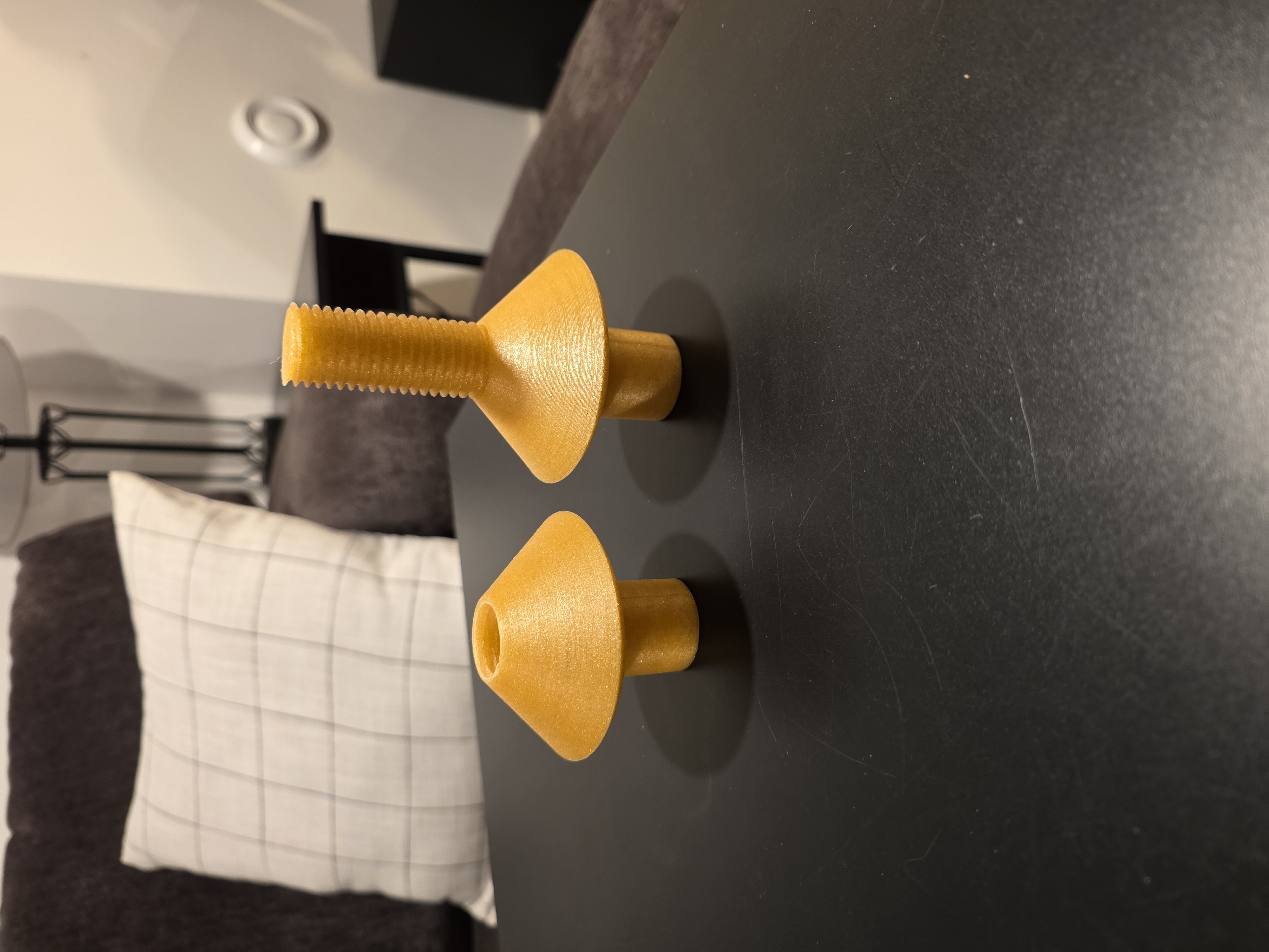 Axle & Clamp Spindle For Filament Winder