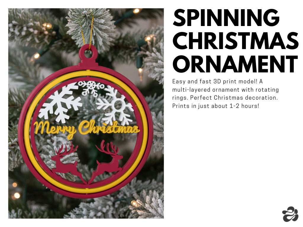 Spinning Christmas Ornament (commercial)