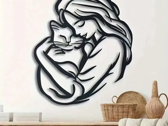 WallArt - Cat Love 004