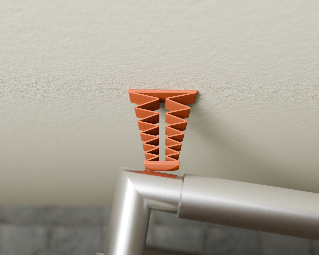 Miniatura 2 do modelo 3D Spring door stopper (PLA)
