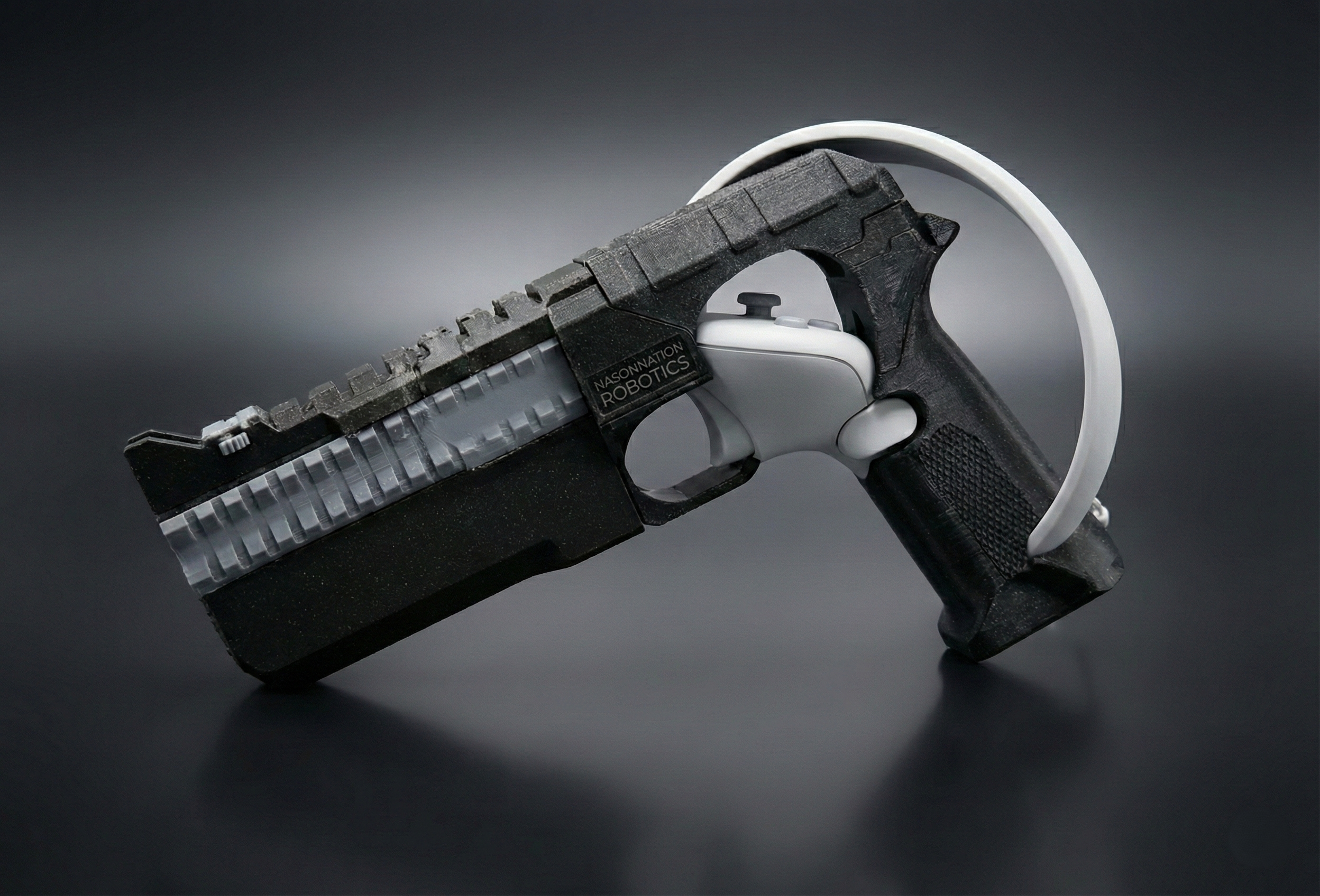 The Hand Cannon: Steel-Reinforced VR Pistol Frame (Pico 4) (826g)