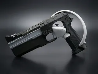 The Hand Cannon: Steel-Reinforced VR Pistol Frame (Pico 4) (826g