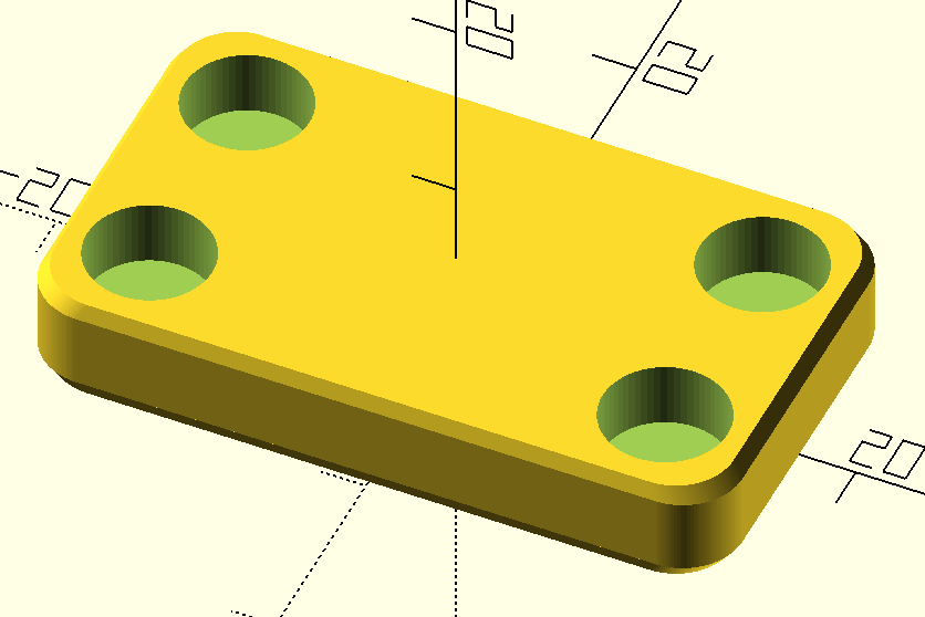 Magnetic Badge (embedded or exposed magnets) [OpenSCAD]
