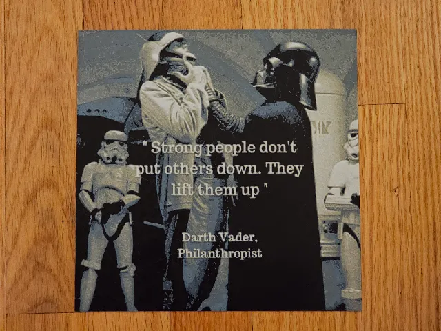 Darth Vader Inspirational Hueforge
