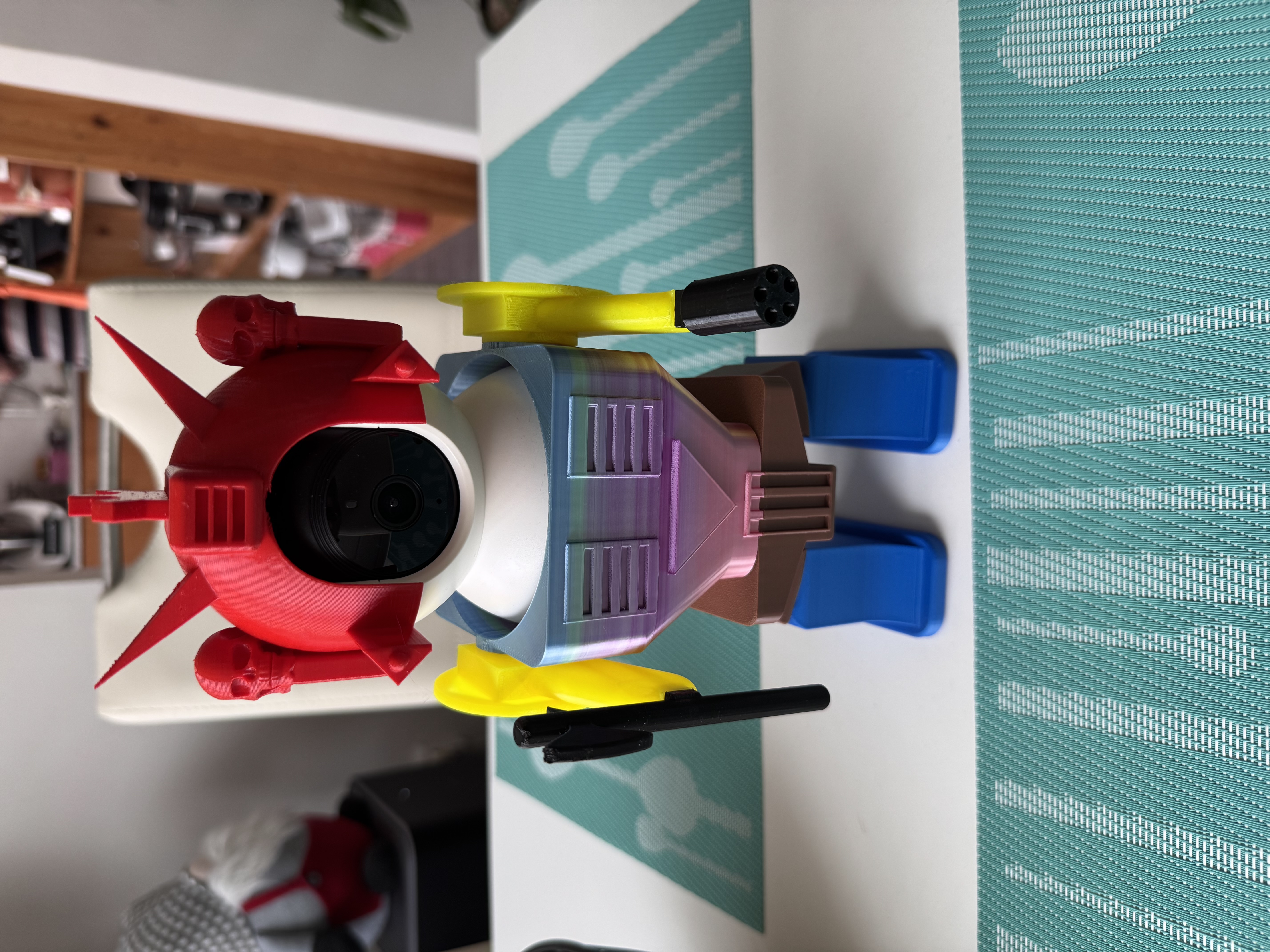 robo tapo c210,200 colored 3D model